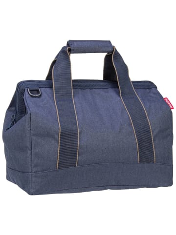 Sporttasche Allrounder M in Herringbone Dark Blue