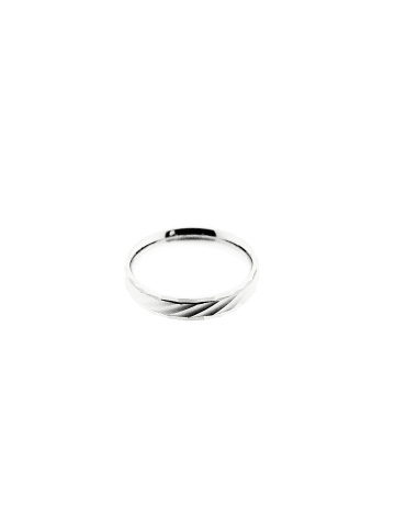Silberring dezentes Design für Damen aus Silber 925 in Silber