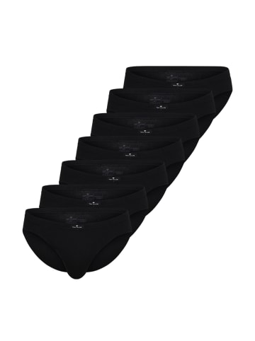 Slip 7Er Pack Texas in schwarz-dunkel-uni