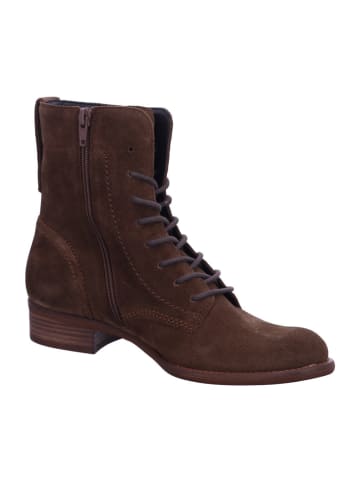 Damen Stiefel/Boots ungefüttert Schnürstiefeletten F in Braun