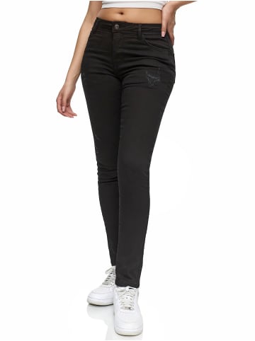 Skinny-Fit Jeans STELLA in Schwarz