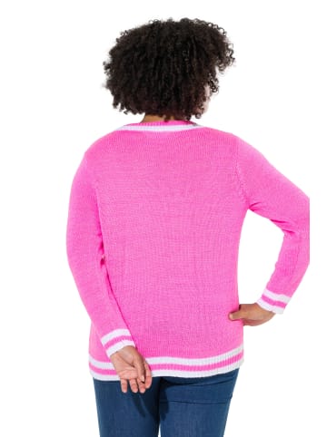 Pullover in neon berry