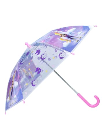 Unicorn Academy Schirm Ø 71 cm Bunter Regenschirm für Kinder in Lila