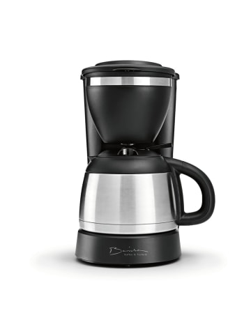 Kaffeemaschine 830W schwarz 1l mit Isolierkanne Schwarz