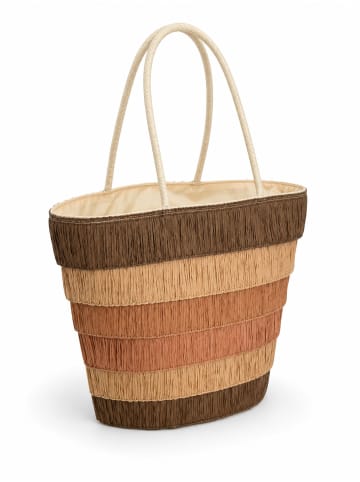Schultertasche " Teneriffa " in natur
