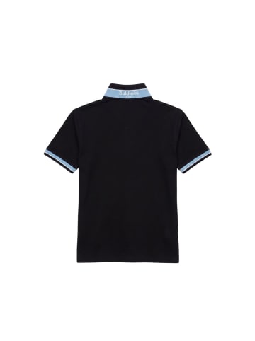 Blau Baumwolle Herren Poloshirt