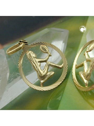Anhänger 15mm 9Kt GOLD in gold