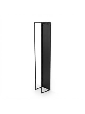 Kaminholzregal in Schwarz - (B)25 x (H)160 x (T)25 cm