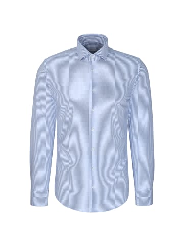 Performance-Hemd Slim in Mittelblau
