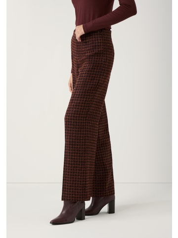 weite Hose, Hahnentritt-Dessin in houndstooth check