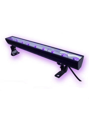 UV Schwarzlichtleuchte Aluminium in schwarz; Länge: 50cm