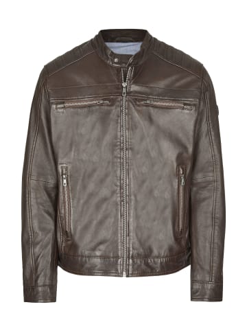 Lederjacke BUAMADEO in dunkelbraun