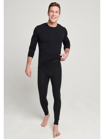 Thermounterwäsche Long Shirt in Schwarz
