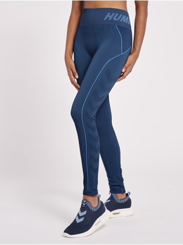 Leggings Hmlte Christel Damen in MARINA/INSIGNIA BLUE MELANGE