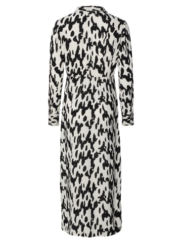 Still-Kleid Kiki in Wavy Black Print