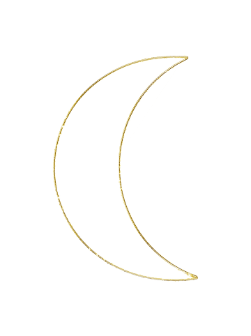 Butlers LED-Leuchte MOON Mond in Gold