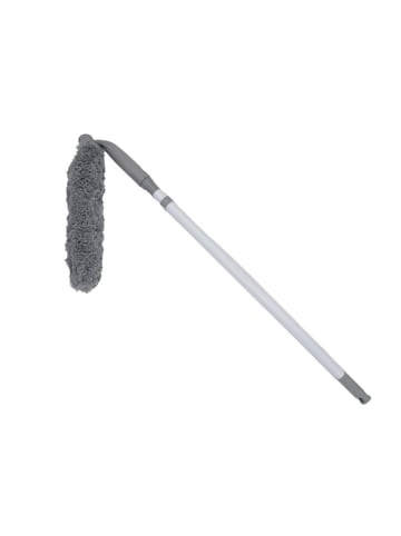 Clean Home Staubwedel mit Teleskopstiel – Bis 165 cm ausziehbar in Grau