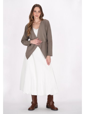 Women Jacket in taupe grey