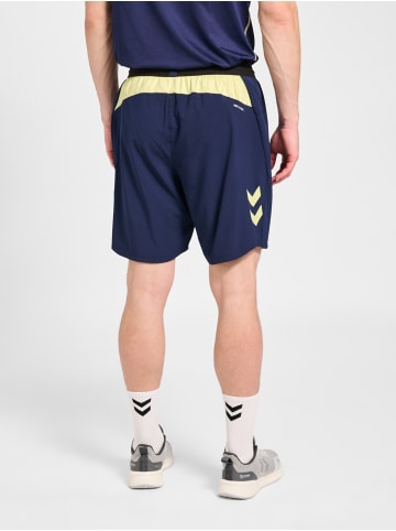 Verstellbare Taille Kurze Hose Hmlblaze Herren in MARINE/SHADOW LIME