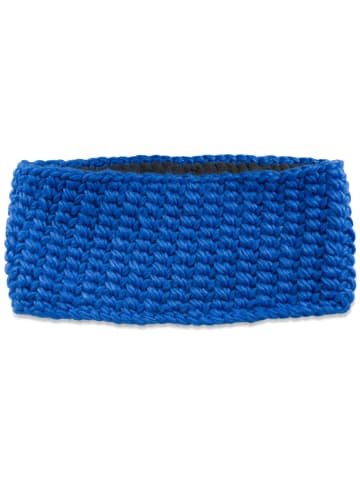 Gehäkeltes Stirnband in Blau