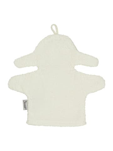 Waschhandschuh SCHAF Flocke in ecru