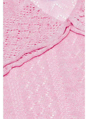 Damen Pullunder in Pink Melange