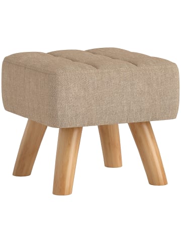 Fußhocker in Braun 27L x 27B x 26H cm