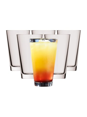 6er Set Becher Conic in Transparent 330 ml