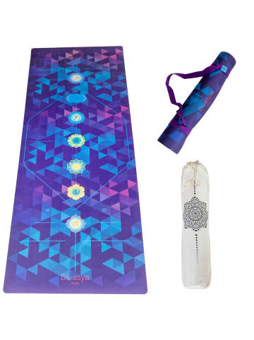 Yogamatte Soft Feeling in Lila - 183 x 68 x 0,5cm