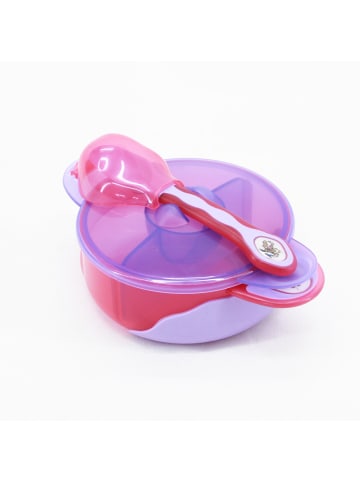 Babys erstes Set mit Unterteiler, Löffel und Deckel