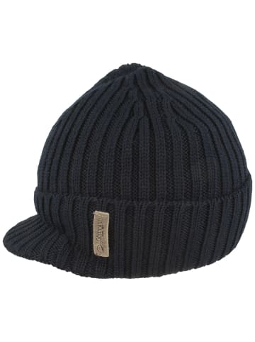 Strickmütze in blau