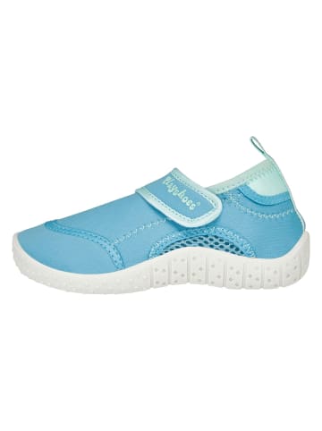 Aqua-Schuh Klettverschluss in blau