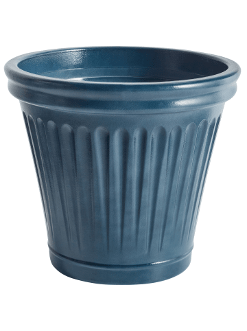 Outdoor Blumentopf MAIZE in Blau - (W) 43 x (H) 39 x (L) 43 cm