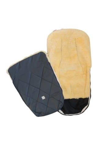 Lammfell - Kinderwagen Fußsack Coosy anthracite