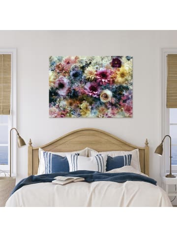 Leinwandbild Blumen in Bunt