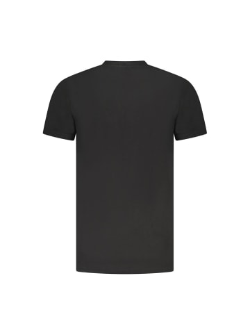 Schwarz Weiß Baumwolle Herren T-Shirt
