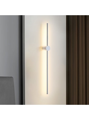 Wandleuchte LED in weiß L 60CM Schwenkbar warmweiß 3000K lang