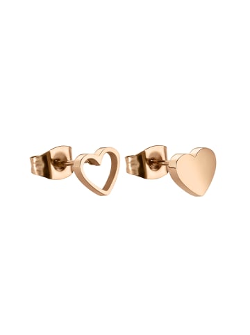 Ohrstecker In Liebe in Rosegold