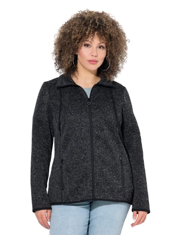 Sweatjacke in schwarz