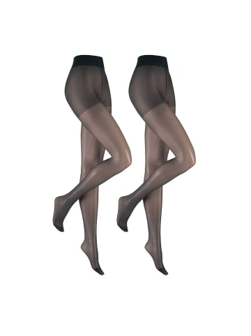 Feinstrumpfhose Simply 20 To Go 2-Pack hochelastisch in Marineblau