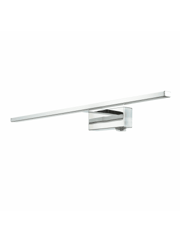 Wandlampe EEK F (B)55.5 x (H)5 cm in Chrom