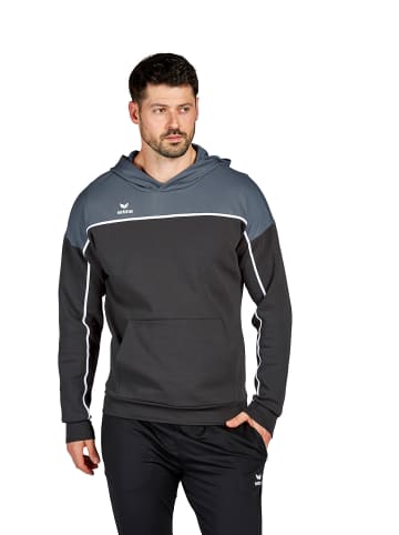 Herren Change By Erima Kapuzensweat in black grey/slate grey/weiß