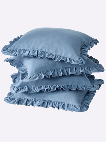 Kissenhülle in jeansblau