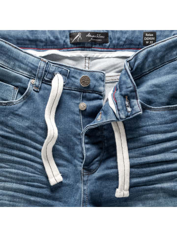 Destroyed Jeans Shorts SAN JOSE in H-Blau
