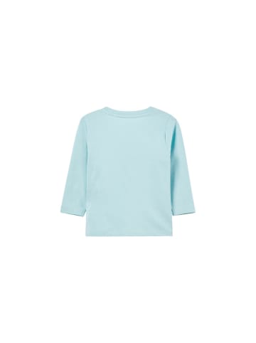 Mädchen langarm Shirt hellblau