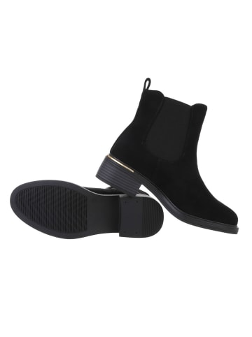 Stiefelette in Schwarz