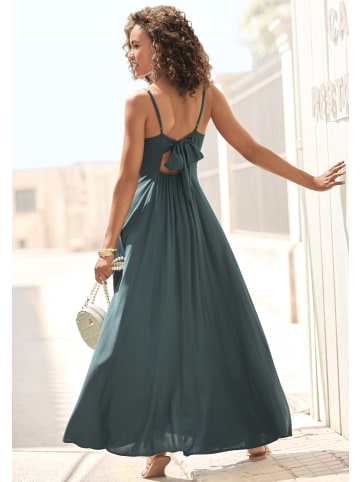 Maxikleid in dunkelgrün