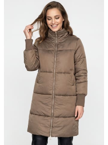 Women Coat in BROWN BRONZE