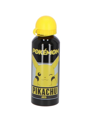 Pokémon Kinder Wasserflasche Trinkflasche aus Aluminium in Schwarz