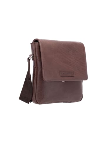 Schultertasche 'Hatton Cross Jeremy in Dunkelbraun 20,00 x 23,00 x 3,00 cm'